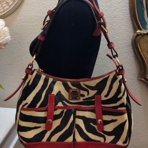 Vintage Dooney & Bourke Safari Hobo